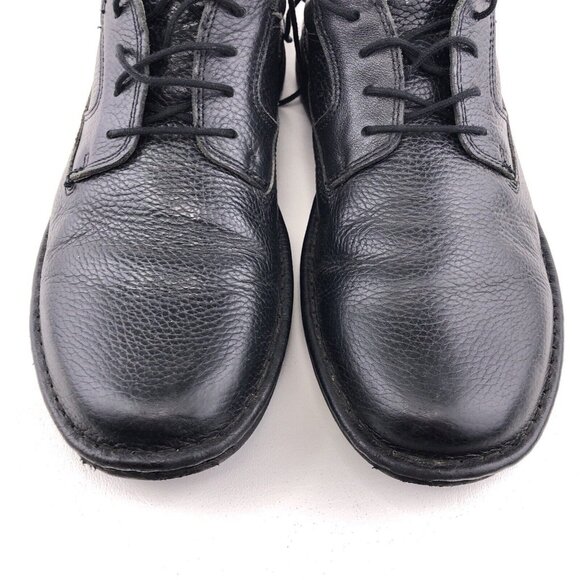 Aetrex Pebbled Black Leather Plain Toe Oxfords 10.5M main image 7